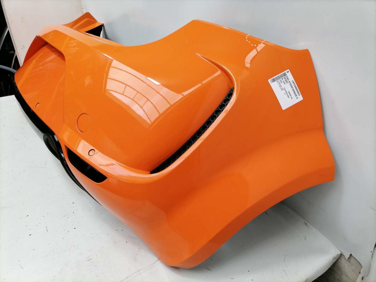 Seat Leon 1P Bj.2009 Sto&szlig;stange Stossf&auml;nger hinten Sport LP2C Leuchtorange